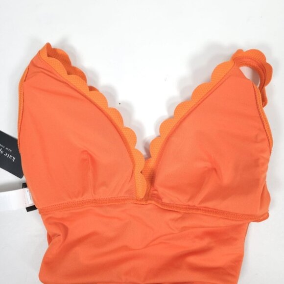 NWT Kate Spade One Piece Swimsuit‎ Satsuma Orange S9B428A Size SMALL MEDIUM - Picture 9 of 14